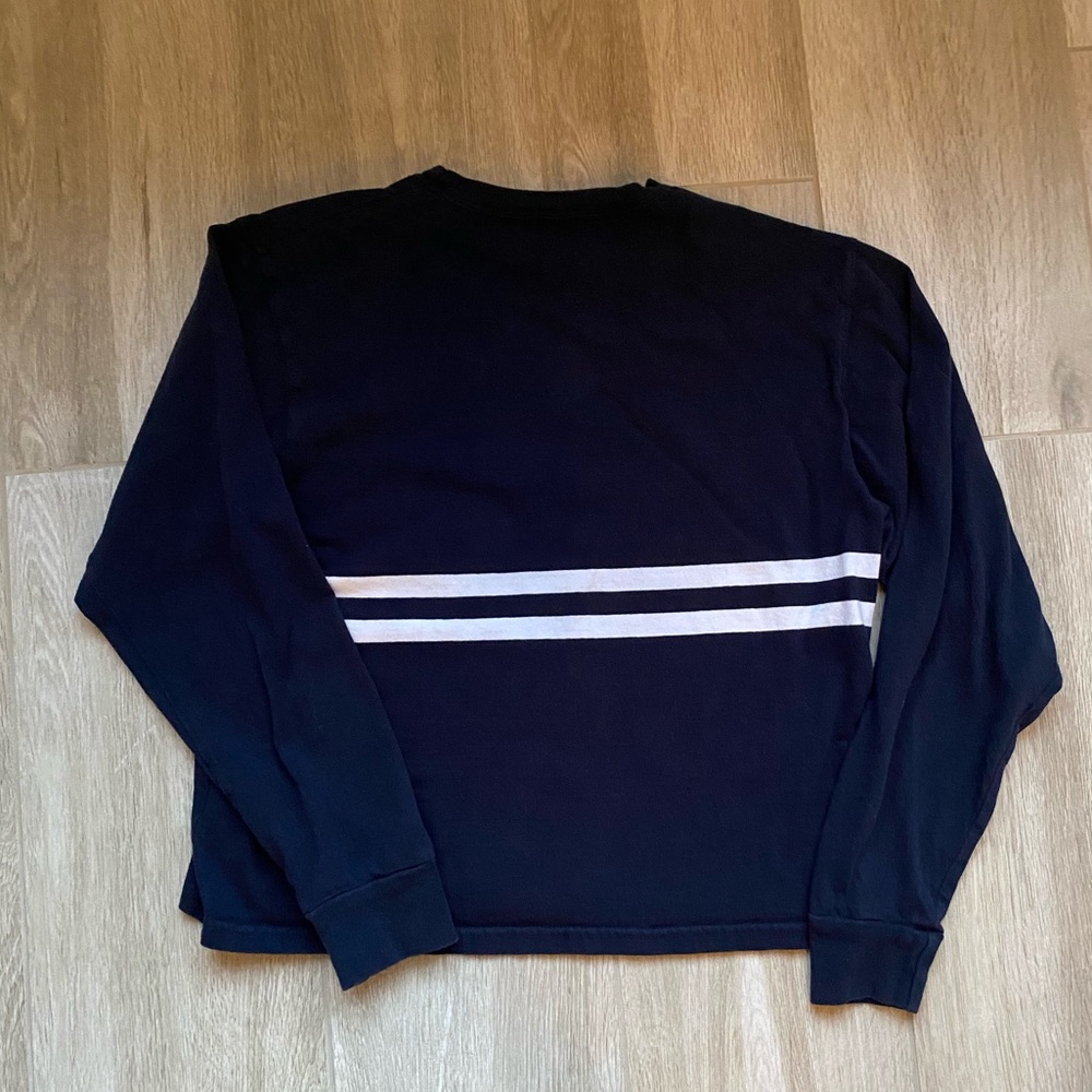 Brandy Melville/John Galt Navy LS Shirt On… - Picture 3 of 3